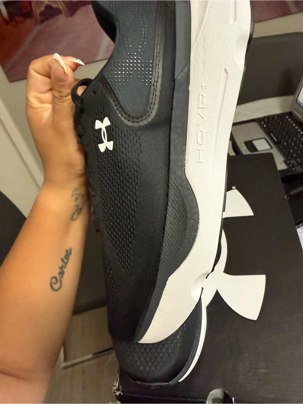 Under Armour Black Athletic Sneakers